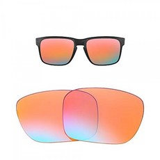 Oakley Holbrook 선글라스 용 Oak & ban 편광 교체 렌즈-멀티 옵션 렌즈 천 포함 (트레이서 오렌지-편광)