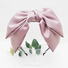 무이토린다 블레어 고급새틴 왕리본 헤어밴드 9color