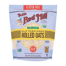 밥스 레드 밀 올드 패션 롤드 오트 글루텐 프리 907 g Old Fashioned Rolled Oats Gluten Free 32 oz, 1개