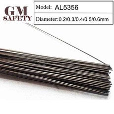 GM 용접 와이어 재료 AL5356 0.2 0.3 0.4 0.5 0.6mm 금형 레이저 용접 필러 200pcs 1 튜브 GMAL5356, 0.2mm