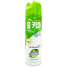 홈키파 에어졸 수성 그린에디션 내추럴 허브향 500ml, 1개