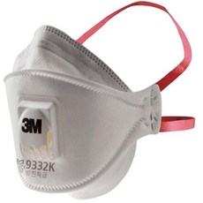 3M 8254722 특급 안면부여과식 방진마스크 9332K (10EA), 10개