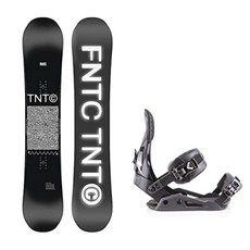 FNTC드레이크 22 23년 신상품 여성용 스노우 보드 바인딩 데크 세트 TNTC FTWO, 블랙/블랙