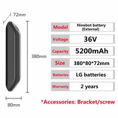 2021 100% 원래 Ninebot ES1 ES2 ES4 배터리 스마트 전기 스쿠터 내부 배터리 어셈블리 5200MAH 스케이트