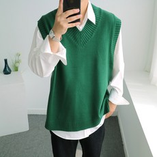 남자옆트임니트조끼