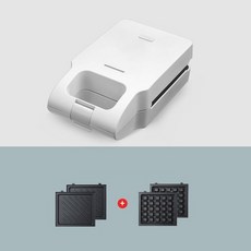 전기 토스터 샌드위치 와플 메이커, 1개