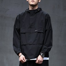 미스터닝 추동 시즌 맨투맨 점퍼 남카쿤 오버사이즈 카고 트레이닝 추장 후드 캐주얼 덧장 코트