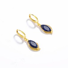 써지컬블루물방울목걸이귀걸이셋트