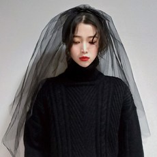 케이디 trading 사진 소품 숏 웨딩드레스 헤드 망사 레드 할로윈데이 COS면사포 숲 클래식 사진을찍다 면사포