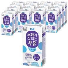 매일우유 소화가잘되는우유 오리지널 190ml 18개 보아스제과 & 매일유업