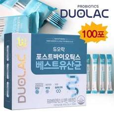 듀오락유산균 포스트바이오틱스 베스트유산균 2gx100포 성인유산균