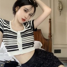 크롭가디건셋업