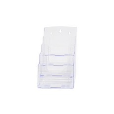 기타 A5 4단 팜플렛꽂이 리플렛 책자 거치대 P5004, 단품