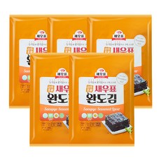 새우표 완도 오리지널 전장김, 25g, 5봉