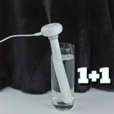 [] 도넛 생수병 가습기 화이트 USB가습기 리뷰후기