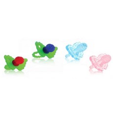 무독성 치아자극 실리콘 예쁜 치발기 잇몸자극 신생아장난감 오감만족 잇몸 잇몸마사지, 레드