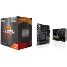 AMD Ryzen™ 7 5800X3D 8-core 16-Thread Desktop Processor ASUS AM4 TUF Gaming X570-Plus Wi-Fi Zen 3 Ry, Processor + AM4 TUF X570-Plus, AM4 TUF X570-Plus 마더보드