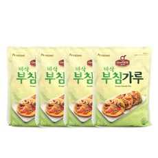 [조이스몰] 대상 청정원 바삭부침가루 1kg, 4개