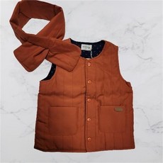 압소바 NC10 목도리 분리형 조끼 AQ7-53501