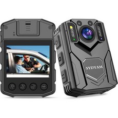 2K/1440P HD 32GB 바디 착용 카메라 8-10H 레코딩 IP67 방수 오디오 비디오 경찰 등산용 바디캠 미팅 경비원 일일 순찰, Z5-128GB