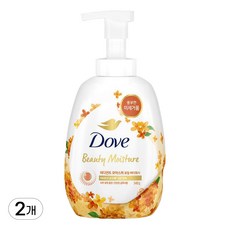 도브 레디언트 모이스처 포밍 바디워시 은은한 금목서향, 540g, 2개