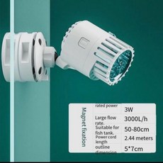 순환 펌프 온수 3W 6W 10W 15W 25W 수족관 wavemaker 조정 가능한 울트라 침묵 자석 흡입 기본 물고기 탱크 파워 헤드, [01] 3W 800GPH, [03] UK plug 적응er, 1개