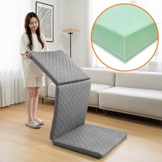 네이처핏 국산 원룸 바닥 단단한 3단 접이식 고밀도 매트리스 허리에 좋은 침대 딥슬립 매트 토퍼