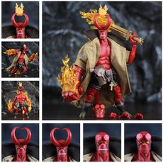 Hellboy Anung Un Rama 1/12 6 "액션 피규어 천 가운 소드 건 KO 1000 완구 Mike Mignola 빅 베이비 변형 만화 영화 완구 인형|액션 & 장난감 숫자|, B - Boxed(A3)