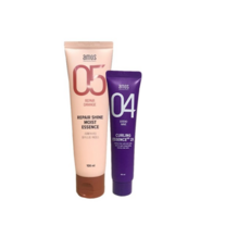 아모스 리폐어샤인 모이스트 에센스+ 컬링에센스 40ml 헤어에센스, 1개, 100ml