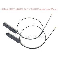 와이파이 확장기 인텔 7260 7265 3165 AC N5321 EM7345 GOBI5000 NGFF 카드용 안테나 18.5cm/7.2 인치 EM7355 IPEX MHF4 2G 5, 한개옵션0