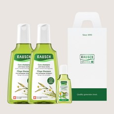 [라우쉬][두피 수분진정SET] 스위스허벌 샴푸 200ml & 토닉 200ml 듀오 기프트세트, [라우쉬][두피 수분진정SET] 스위스허벌 샴푸 200, 1개