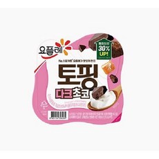 요플레토핑 빙그레 요플레 토핑 다크초코125g X 8입 아이스포장무료