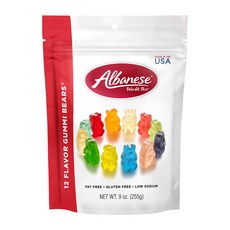 알바니즈 12가지맛 구미베어 젤리 2개x255g / Albanese World's Best 12 Flavor Gummi Bears - 9oz, 2개, 255g