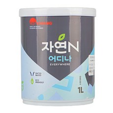 자연N 어디나 페인트 1L 다크블랙 23908