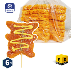 맘모스 피카츄 치킨까스 문방구 돈까스 치킨꼬지, 6개, 1kg