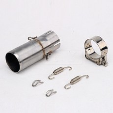 야마하 오토바이 51mm 배기 머플러 미들 링크 파이프 R6 2006 2010-2011 YZF 슬립 온, 1개