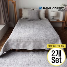 [한일카페트] ★★ 2개세트 클로리스 밍크 극세사 카페트 스프레드 200x230
