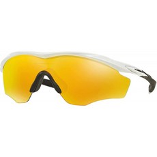 Oakley Men 's M2 Frame XL OO9343-05 무 편광 이리듐 실드 선글라스 폴리쉬 드 화이트 145 mm