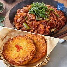 [심플리쿡] 매콤야채곱창볶음+박가네 녹두빈대떡 세트, 상세 설명 참조