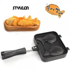 스타일온 와플 붕어 팬 제용품 틀 빵, 본상품, 1개