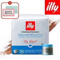 [일리천국] 일리머신전용 디카페인 18캡슐 x 1팩, 6.7g, 18개입, 1개
