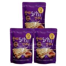 꿀먹은 도라지 말랭이 40g x 3개