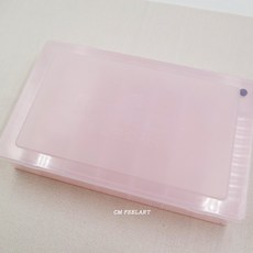 자수마켓/ DMC 실케이스 2단 특대/실정리 황실 보빈케이스/ 프랑스자수 십자수 퀼트, 1개, 핑크