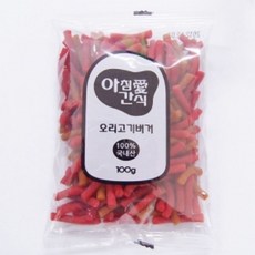 LC카&7K 강아지육포 아침애 오리버거100g -MBC04, gg 1