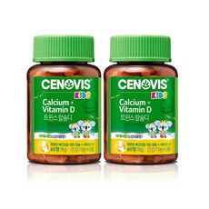 [건강기능식품] Cenovis Kids 튼튼 뼈건강을 위한 칼슘+비타민D, 1500mg x 60정x 2