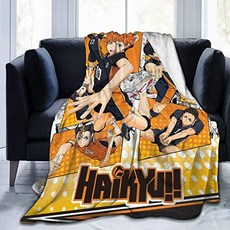 COZYLIFT 푹신한 플러시 담요 하이큐! ! 50x40 인치 애완견 용 저 알레르기 열 담요 편안하게 장식 된 플러시 알파카 담요, 본상품