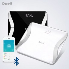 [디웰] 스마트체지방체중계 /블루투스연동/체중계/체지방계/10가지성분분석/LED, 주문선택:블랙, 상세 설명 참조