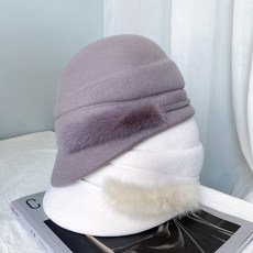 밍크털모자