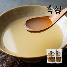 [대길] 정성담은 흑염소 사골육수 엑기스 600g x 2팩세트, 사골육수 600gx2팩, 2개
