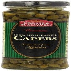 3.5 Ounce (Pack of 1) Crosse & Blackwell Premium 3.5온스(1팩) Crosse & Blackwell 프리미엄 100% 비파레일 케이퍼, 99g, 1개